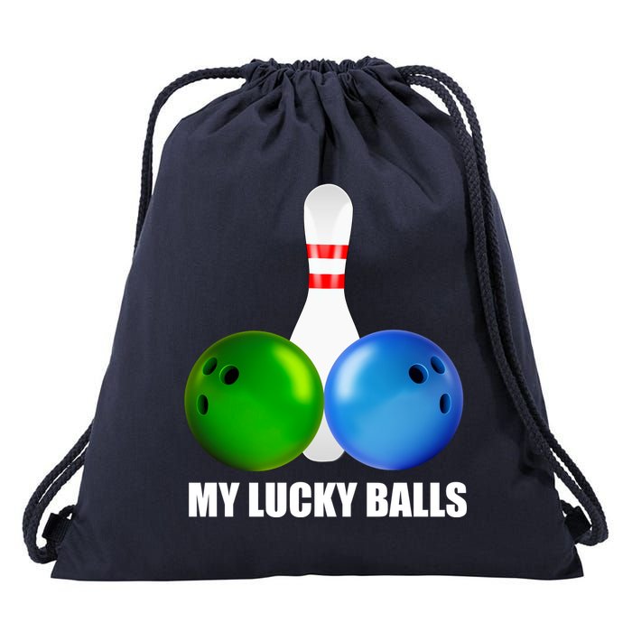 My Lucky Balls Drawstring Bag