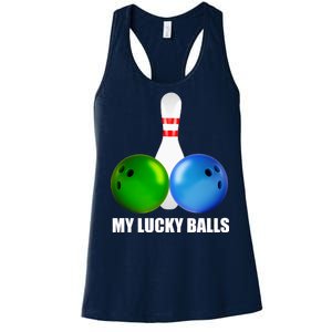 My Lucky Balls Women's Racerback Tank