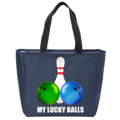 My Lucky Balls Zip Tote Bag