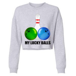 My Lucky Balls Cropped Pullover Crew