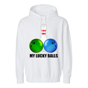 My Lucky Balls Garment-Dyed Fleece Hoodie