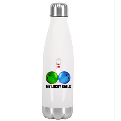 My Lucky Balls Stainless Steel Insulated Water Bottle