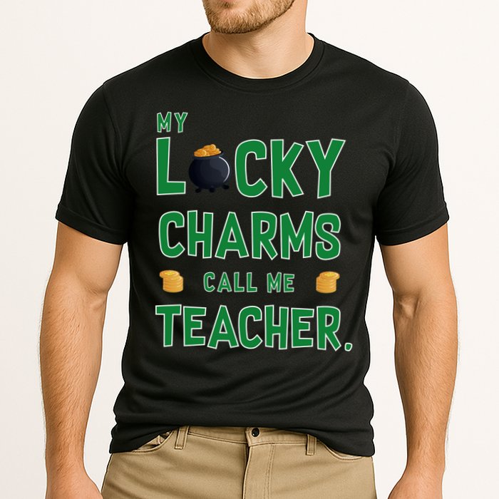 My Lucky Charms Call Me Teacher Cooling Performance Crew T-Shirt