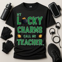 My Lucky Charms Call Me Teacher Cooling Performance Crew T-Shirt