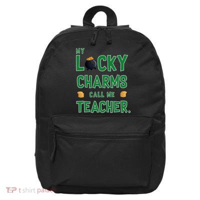 My Lucky Charms Call Me Teacher 16 in Basic Backpack