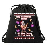 My Milkshakes Brings All The Toys To The Yard Drawstring Bag