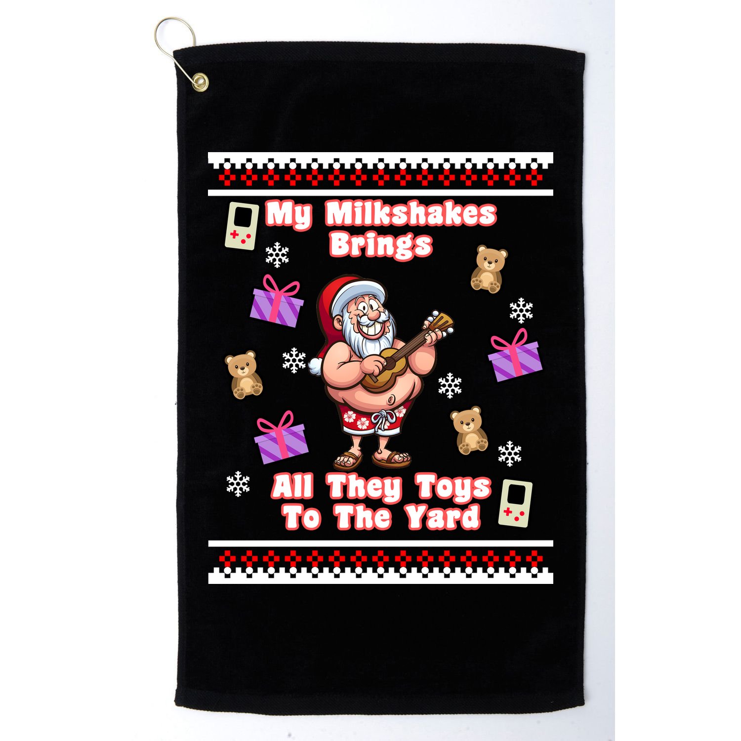 My Milkshakes Brings All The Toys To The Yard Golf Towel