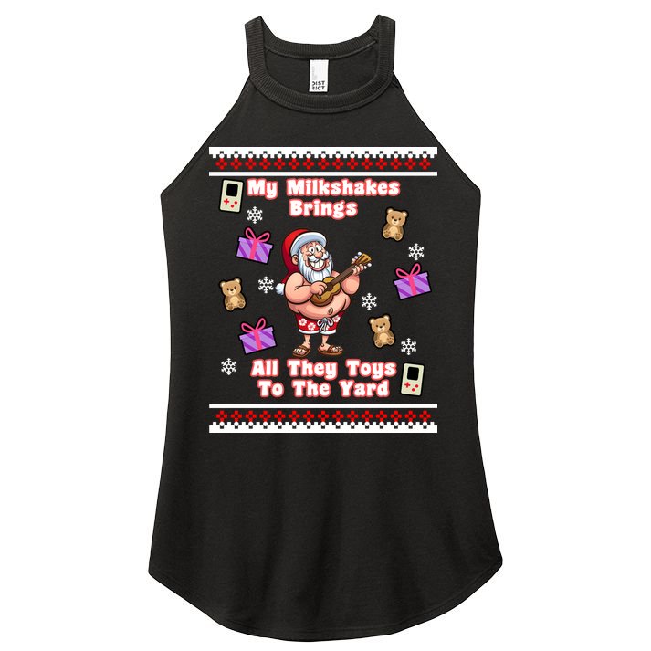 My Milkshakes Brings All The Toys To The Yard Women's Perfect Tri Rocker Tank