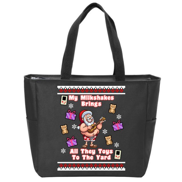 My Milkshakes Brings All The Toys To The Yard Zip Tote Bag