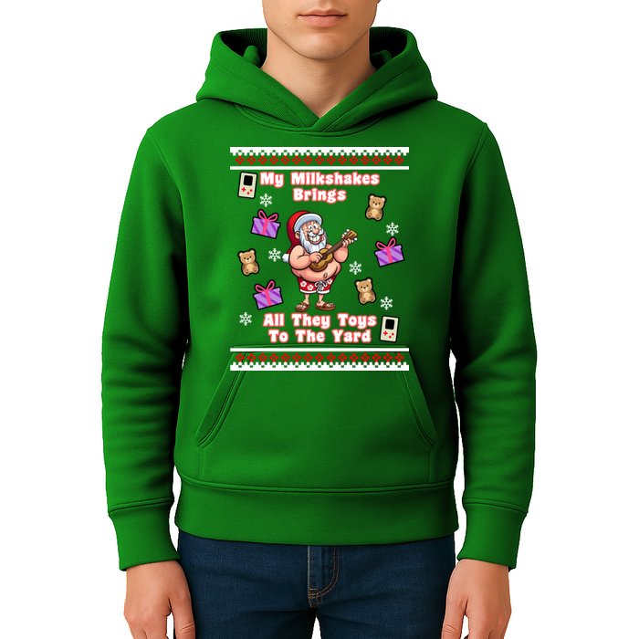 My Milkshakes Brings All The Toys To The Yard Kids Hoodie