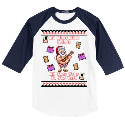 My Milkshakes Brings All The Toys To The Yard Baseball Sleeve Shirt