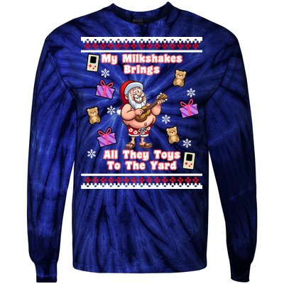 My Milkshakes Brings All The Toys To The Yard Tie-Dye Long Sleeve Shirt