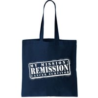 My Mission Remission Cancer Survivor Stamp Bag