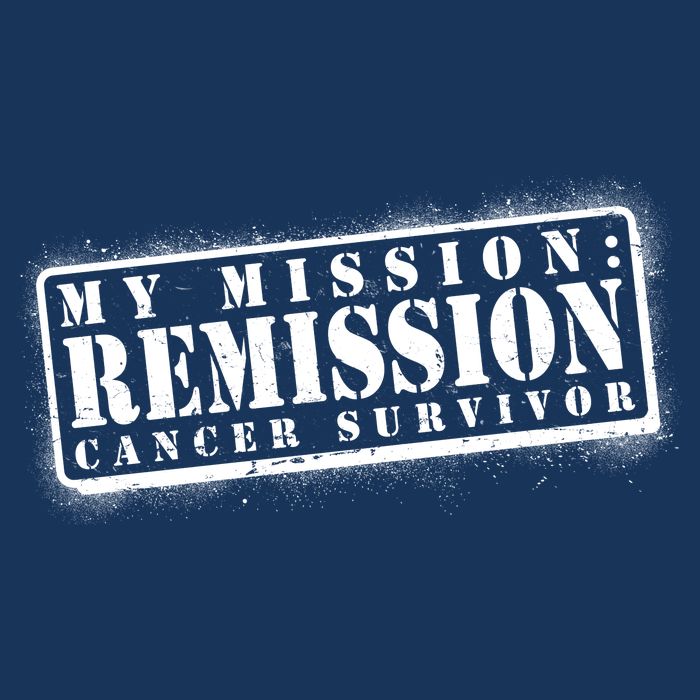 My Mission Remission Cancer Survivor Stamp Bag