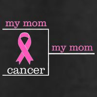 My Mom Cancer Bracket 7 Panel Mesh Trucker Snapback Hat