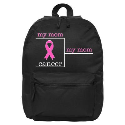 My Mom Cancer Bracket 16 in Basic Backpack