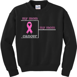 My Mom Cancer Bracket Kids Sweatshirt