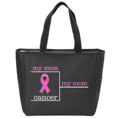 My Mom Cancer Bracket Zip Tote Bag