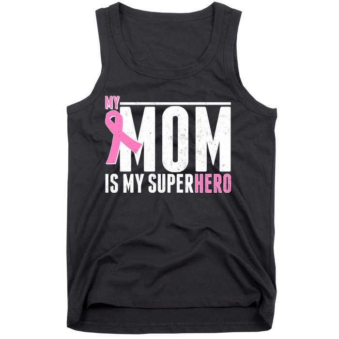 My Mom Is My Superhero Breast Cancer Tank Top