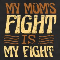 My Mom's Fight Is My Fight 7 Panel Mesh Trucker Snapback Hat