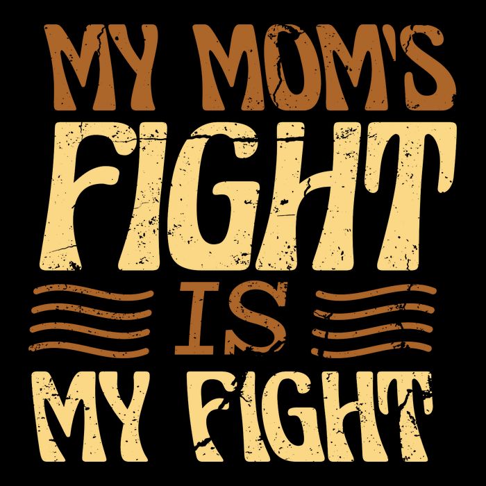 My Mom's Fight Is My Fight Zip Tote Bag