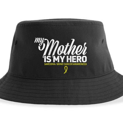 My Mother Is My Hero Sarcoma Awareness Sustainable Bucket Hat
