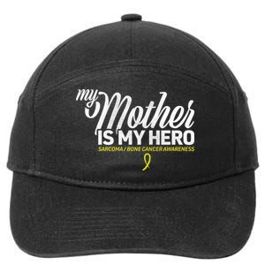 My Mother Is My Hero Sarcoma Awareness 7-Panel Snapback Hat