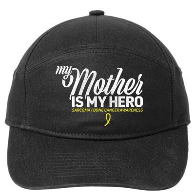 My Mother Is My Hero Sarcoma Awareness 7-Panel Snapback Hat