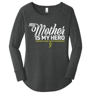 My Mother Is My Hero Sarcoma Awareness Women's Perfect Tri Tunic Long Sleeve Shirt