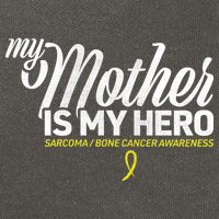 My Mother Is My Hero Sarcoma Awareness Cotton Canvas Backpack