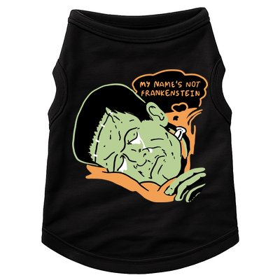My Name Is Not Frankenstein Doggie Tank