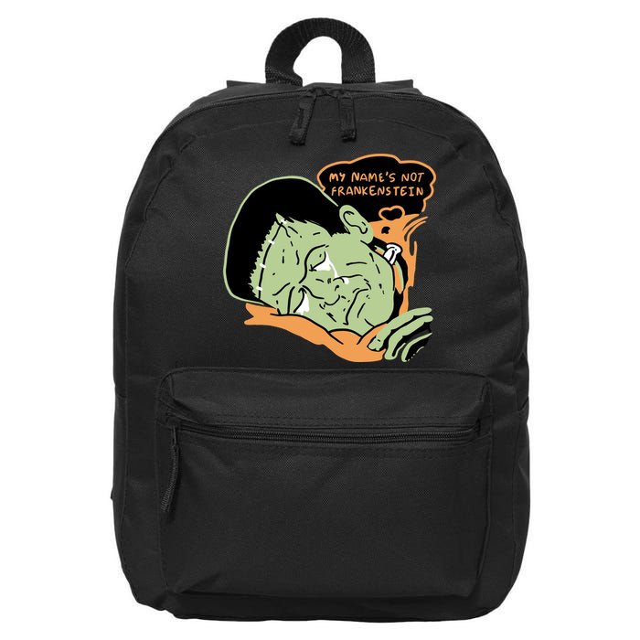 My Name Is Not Frankenstein 16 in Basic Backpack