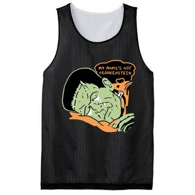 My Name Is Not Frankenstein Mesh Reversible Basketball Jersey Tank