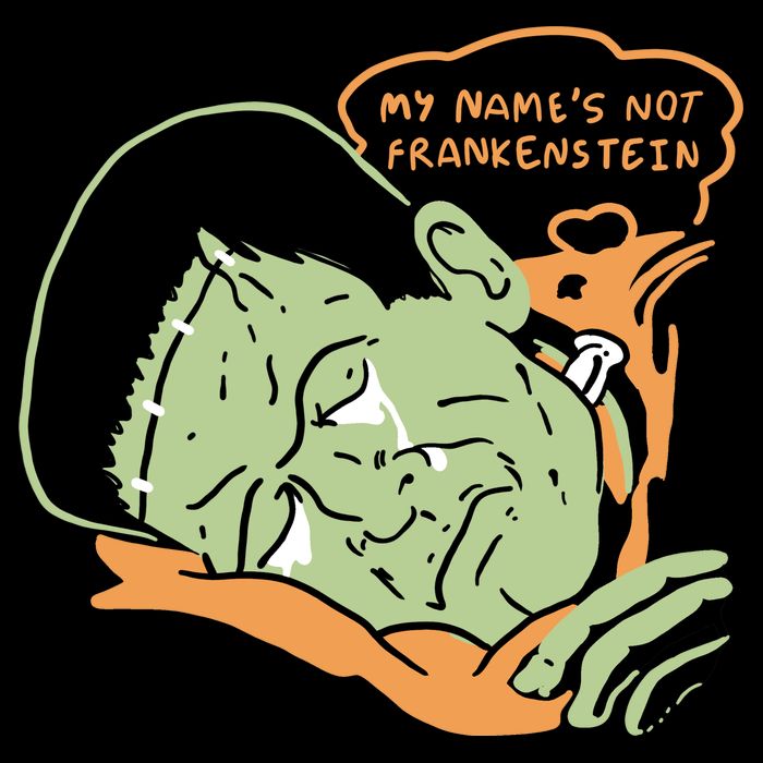 My Name Is Not Frankenstein Baby Bodysuit