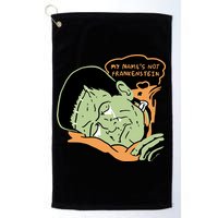 My Name Is Not Frankenstein Golf Towel