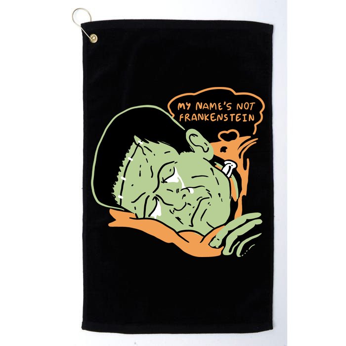 My Name Is Not Frankenstein Golf Towel
