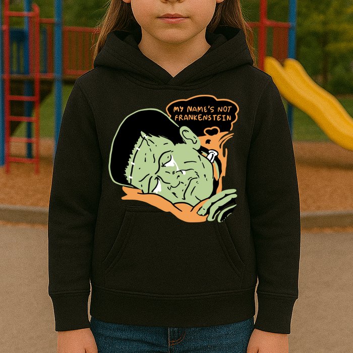 My Name Is Not Frankenstein Kids Hoodie