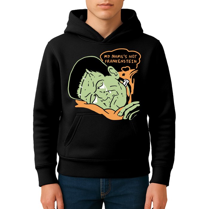 My Name Is Not Frankenstein Kids Hoodie