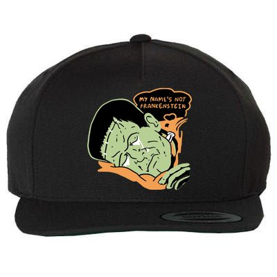 My Name Is Not Frankenstein Wool Snapback Cap