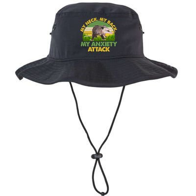 My Neck My Back My Anxiety Attack Vintage Opossum Bucket Hat
