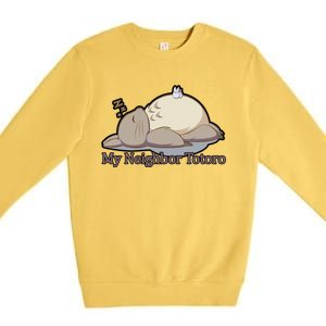 My Neighbor Totoro Sleepign Premium Crewneck Sweatshirt