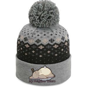 My Neighbor Totoro Sleepign The Baniff Cuffed Pom Beanie