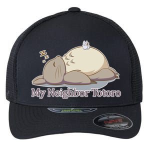 My Neighbor Totoro Sleepign Flexfit Unipanel Trucker Cap