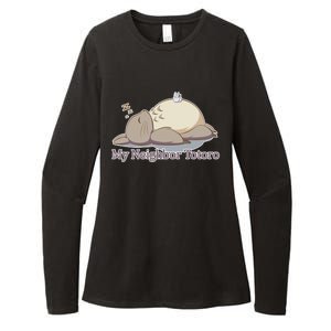 My Neighbor Totoro Sleepign Womens CVC Long Sleeve Shirt