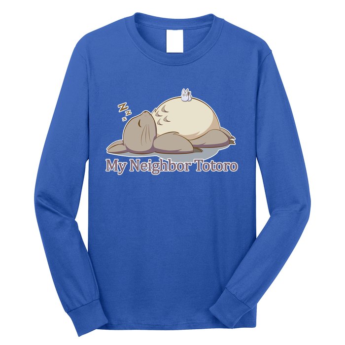 My Neighbor Totoro Sleepign Long Sleeve Shirt