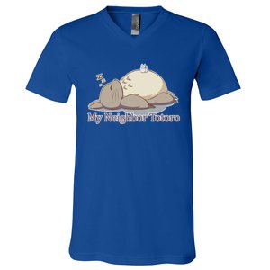 My Neighbor Totoro Sleepign V-Neck T-Shirt