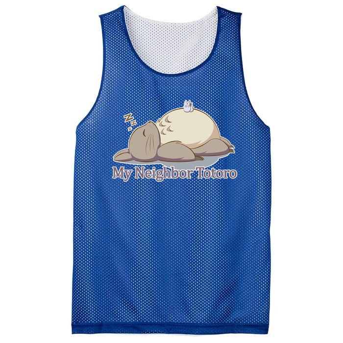 My Neighbor Totoro Sleepign Mesh Reversible Basketball Jersey Tank