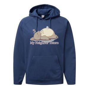 My Neighbor Totoro Sleepign Performance Fleece Hoodie