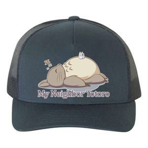 My Neighbor Totoro Sleepign Yupoong Adult 5-Panel Trucker Hat