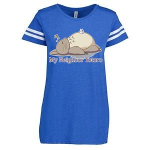 My Neighbor Totoro Sleepign Enza Ladies Jersey Football T-Shirt